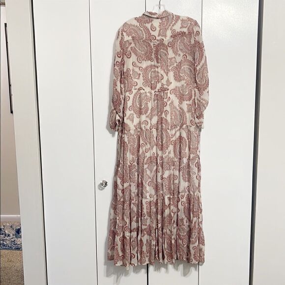 Anthropologie Allaire Maxi Shirtdress Size SP - Picture 10 of 16